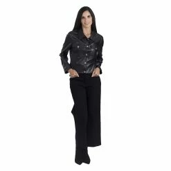 Women's Nine West Faux-Leather Trucker Shacket 9 Women's Nine West Faux-Leather Trucker Shacket -Nine West shop 5766204 ALT3