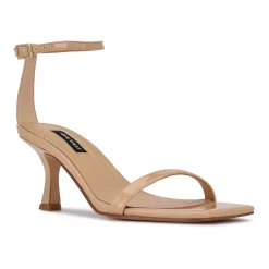 Nine West Ripe Women's Heeled Sandals -Nine West shop 5766975 Light Natural Patent