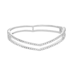 Nine West Pave Chevron Cuff Bracelet