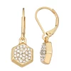 Nine West Hexagon Drop Earrings -Nine West shop 5769782