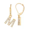 Nine West Initial "M" Drop Earrings -Nine West shop 5771514