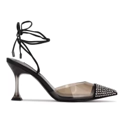 Nine West Haina Women's Ankle Wrap Rhinestone High Heels -Nine West shop 5776705 ALT