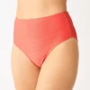 Women's Nine West High-Waisted Solid Swim Bottom