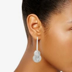 Nine West Sequins Disco Hoop Earrings -Nine West shop 5808086 ALT