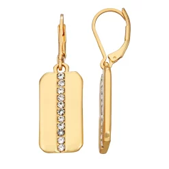 Nine West Gold Tone Drop Earrings