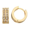Nine West Gold Tone Huggie Hoop Earrings 1 Nine West Gold Tone Huggie Hoop Earrings -Nine West shop 5808134