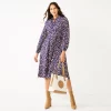 Women's Nine West Midi Shirt Dress -Nine West shop 5831853 Spotty Dotty Navy