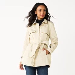 Women's Nine West Signature Trench Coat -Nine West shop 5853411 Light Beige