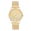 Nine West Women's Stainless Steel Mesh Bracelet Watch with Flower Dial 1 Nine West Women's Stainless Steel Mesh Bracelet Watch with Flower Dial -Nine West shop 5857465 Gold Tone