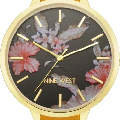 Nine West Women's Flower Dial Strap Watch -Nine West shop 5857486 ALT2