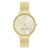 Nine West Women's Split Dial Mesh Watch