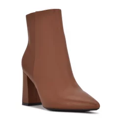Nine West Cacey 9x9 Women's Boots -Nine West shop 5892018 Brown Leather
