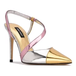 Nine West Floria Women's Dress Heels -Nine West shop 5899524 Metallic Multi