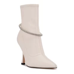 Nine West Ferba Women's Dress Boots -Nine West shop 5904528 White Smooth
