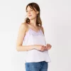 Women's Nine West Lace Trim Cami -Nine West shop 5912645 Enlighten Purple