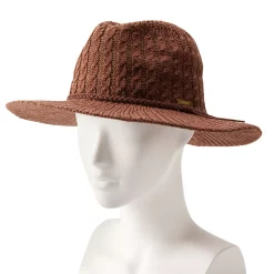 Women's Nine West Cable Knit Packable Panama Hat -Nine West shop 5921339 ALT