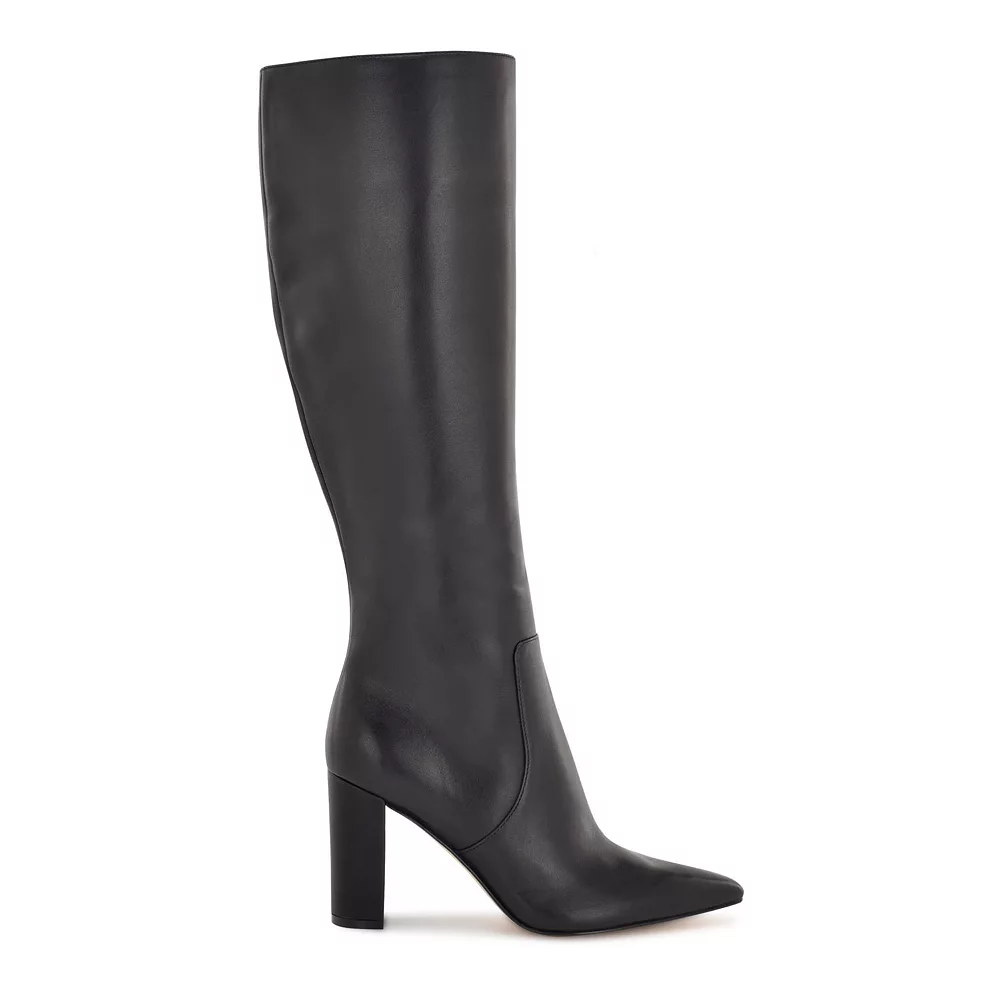 Nine West Danee Women's Leather Knee-High Boots 4 Nine West Danee Women's Leather Knee-High Boots - Image 2
