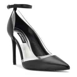 Nine West Freze Women's D'Orsay Heels -Nine West shop 5961444 Black Clear