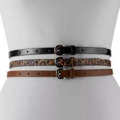 Women's Nine West 3 For 1 Belt Set