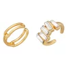 Nine West Gold Tone Crystal Ear Cuffs 2-Piece Set 2 Nine West Gold Tone Crystal Ear Cuffs 2-Piece Set -Nine West shop 6015557
