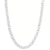 Nine West Silver Tone Link Chain Collar Necklace -Nine West shop 6015622