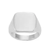 Nine West Silver Tone Cushion Signet Ring 2 Nine West Silver Tone Cushion Signet Ring -Nine West shop 6015625