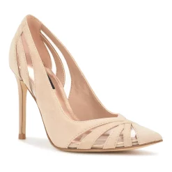 Nine West Favant Women's Heels -Nine West shop 6037646 Light Natural Suede
