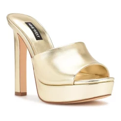 Nine West Wila Women's Platform Sandals -Nine West shop 6037996 Yellow