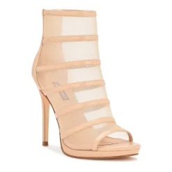 Nine West Larang Women's Heeled Ankle Boots -Nine West shop 6038078 Light Natural