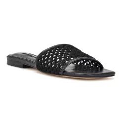 Nine West Mends Women's Slide Sandals -Nine West shop 6038514 Black