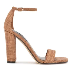 Nine West Marrie Women's Block Heel Dress Sandals -Nine West shop 6097981 ALT