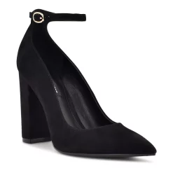 Nine West Plana Women's Suede Heels -Nine West shop 6097983 Black Suede