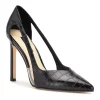 Nine West Trivs Women's Stiletto Heels -Nine West shop 6098034 Black Croco
