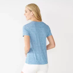 Women's Nine West Essential V-Neck Tee -Nine West shop 6172031 ALT